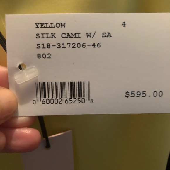 NWT CUSHNIE ET OCHS STUNNING SILK CAMI - Picture 6 of 8